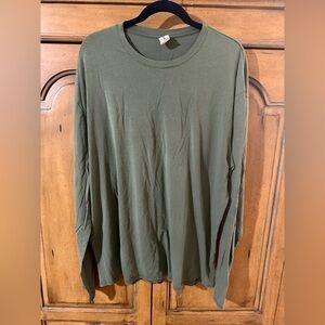 Fayettechill M's Hobbs Long-Sleeve Crew Neck Shirt - Olive Green- XL